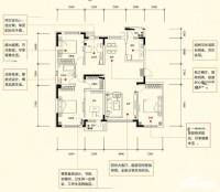 绿地中央公馆4室2厅2卫167.6㎡户型图