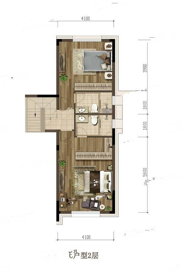 国信南山温泉城3室2厅4卫160㎡户型图