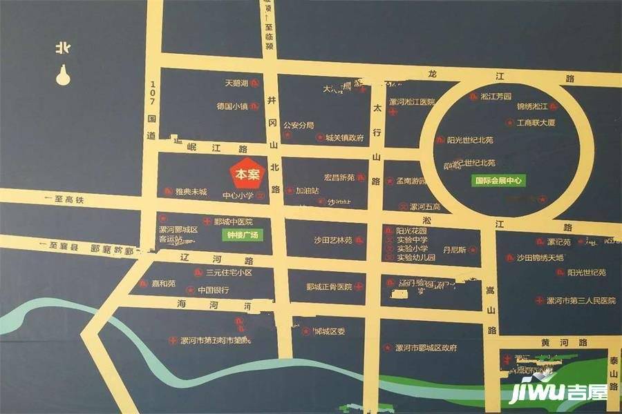 淞江国际花园二期位置交通图图片