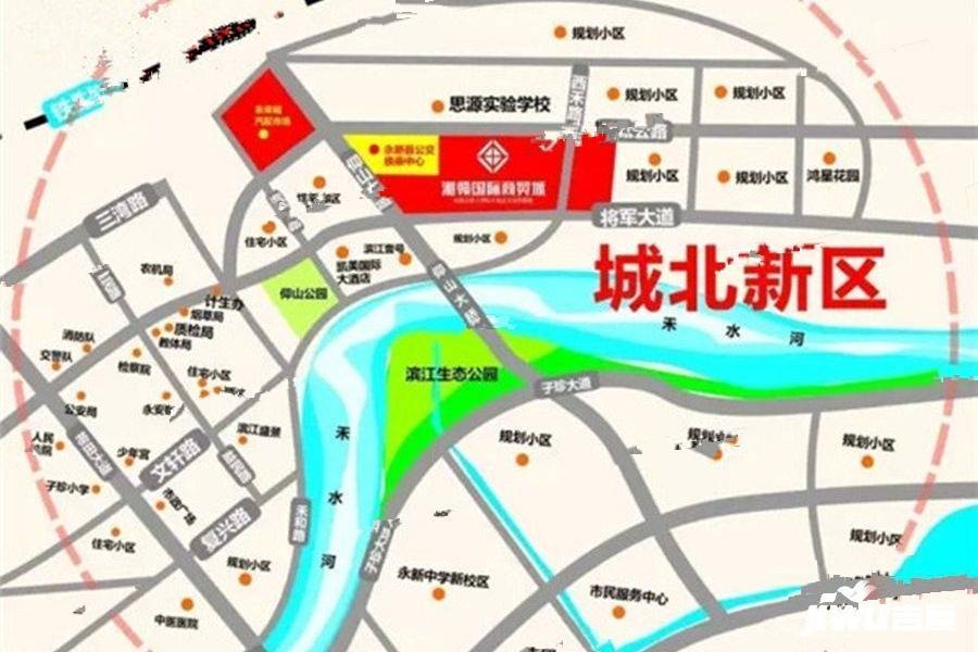 湘赣国际商贸城位置交通图图片