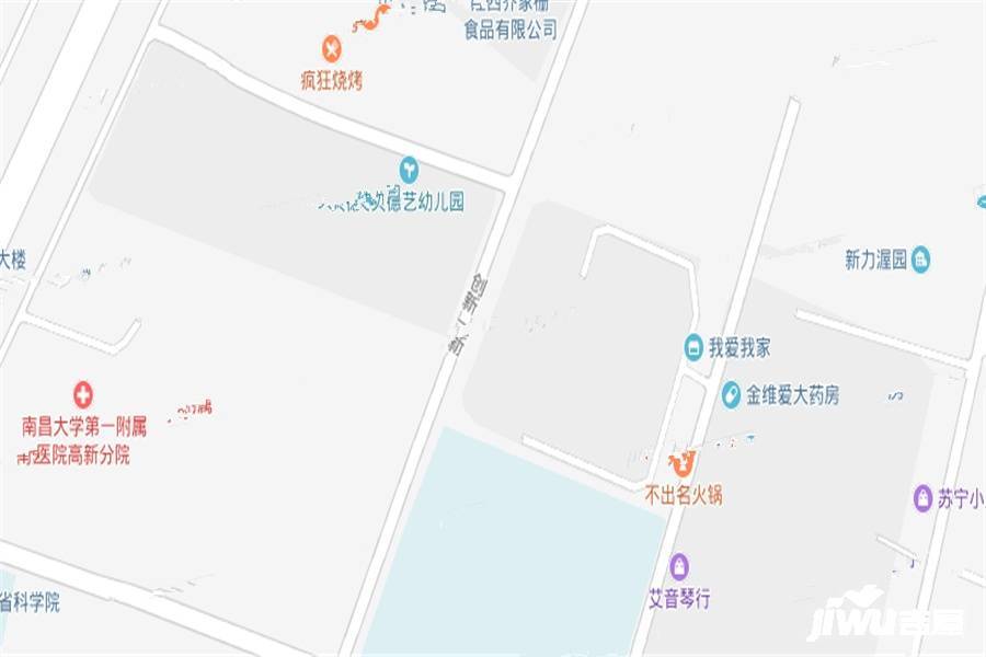 新力渥园位置交通图图片