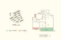 仁仁江山原筑3室2厅2卫105㎡户型图