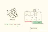 仁仁江山原筑4室2厅2卫133.9㎡户型图