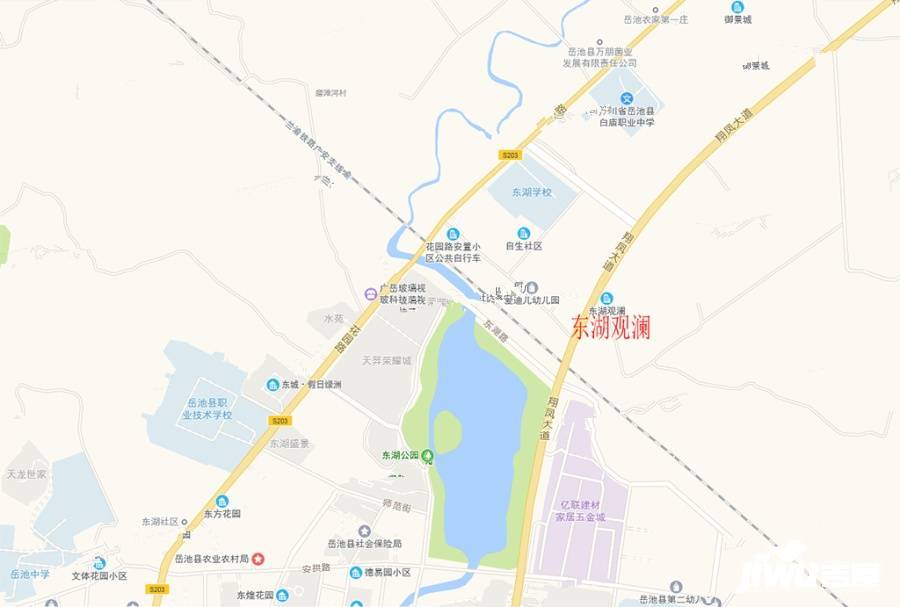 永利东湖观澜位置交通图