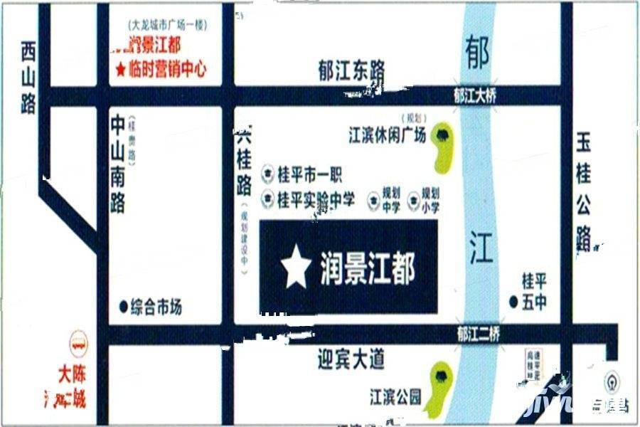 润景江都位置交通图
