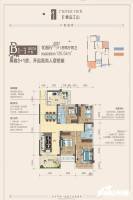 华盈壹品江山3室2厅2卫108㎡户型图