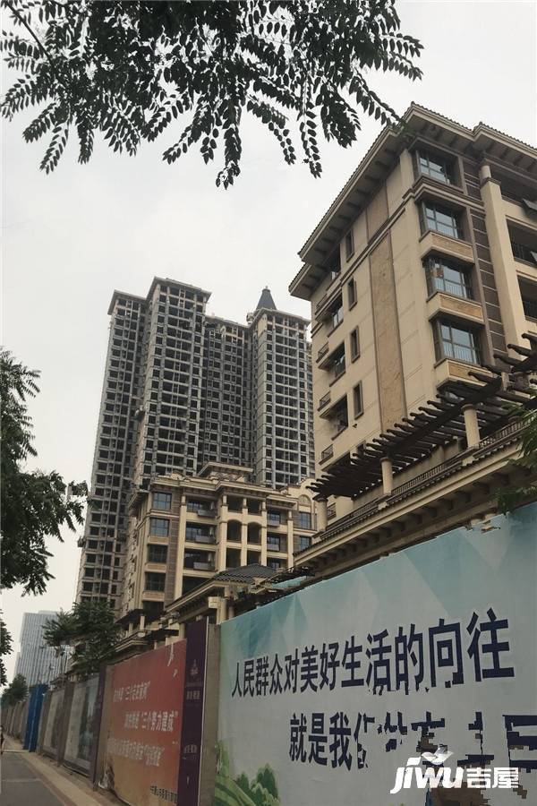 建投熙湖实景图图片