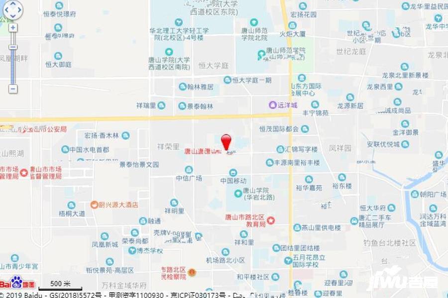 中海外唐府壹号院位置交通图