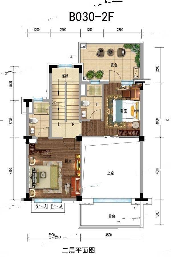 碧桂园恋乡小镇4室2厅4卫186㎡户型图