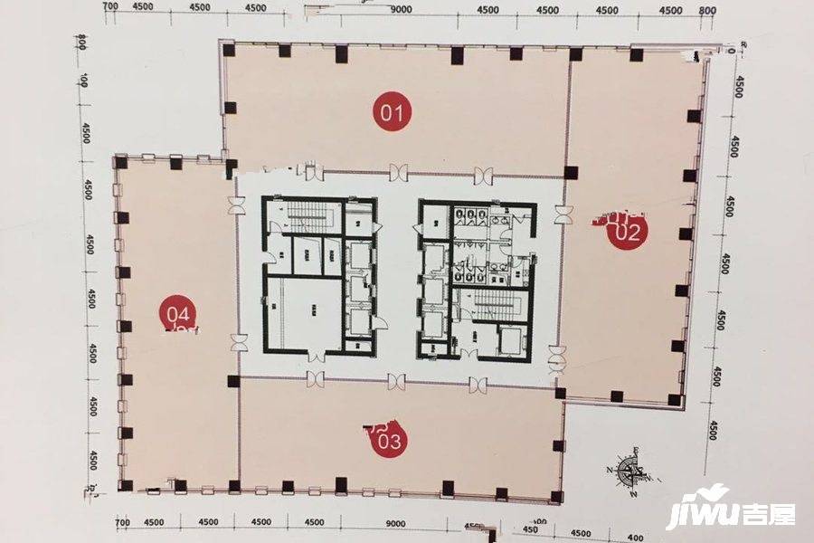 唐山城际广场普通住宅386㎡户型图