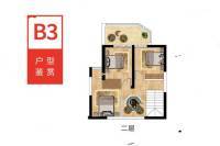中海国际4室1厅1卫130㎡户型图