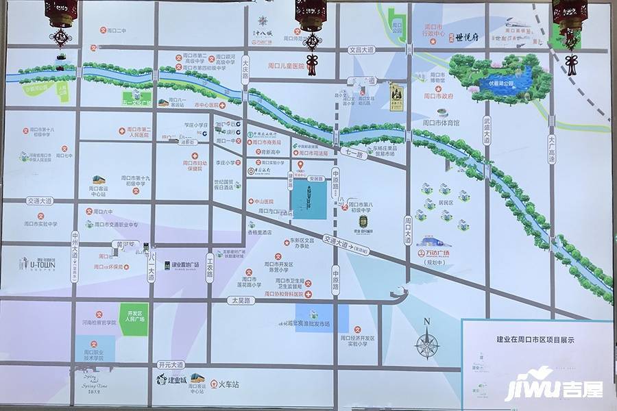 金秋龙樾府位置交通图