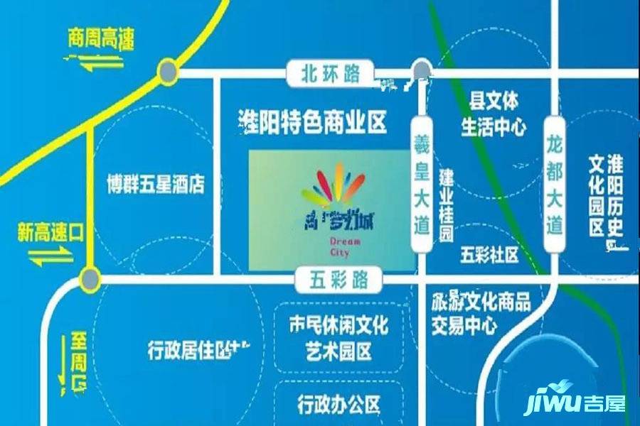 广商梦幻城位置交通图