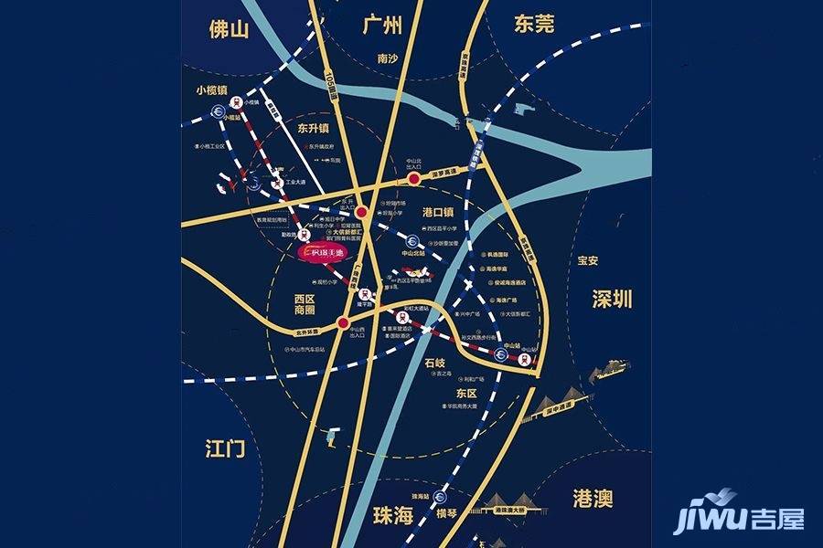 雅居乐枫璟美地位置交通图图片