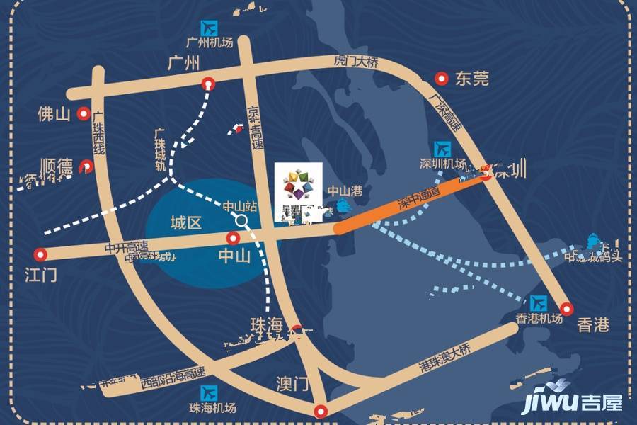星耀广场位置交通图图片