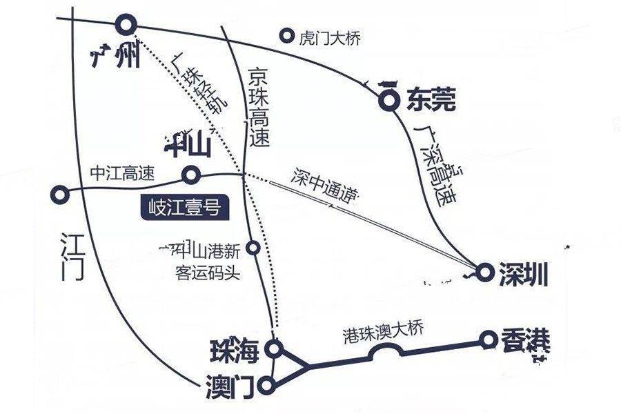 岐江壹号位置交通图