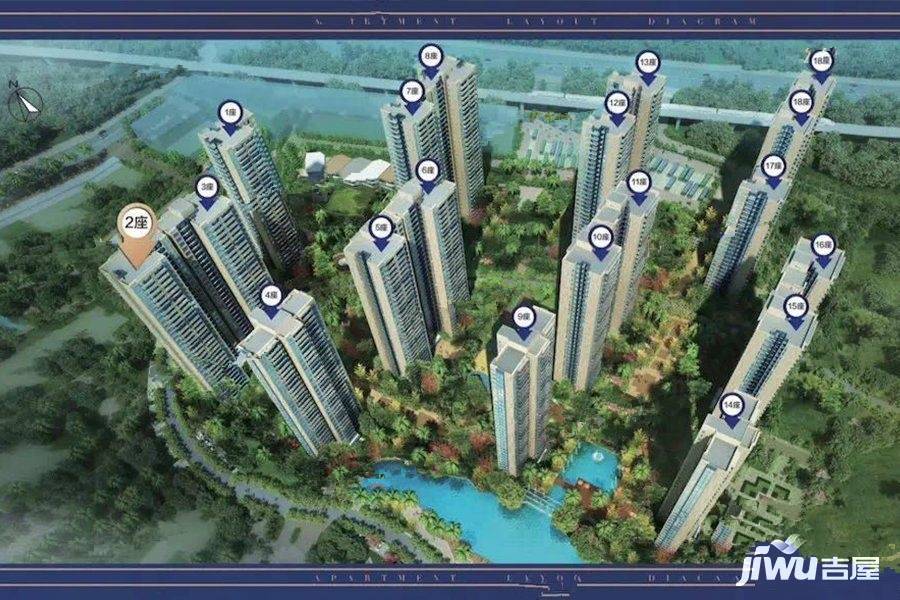 锦绣海湾城在售建面约81-118㎡二到四房户型！