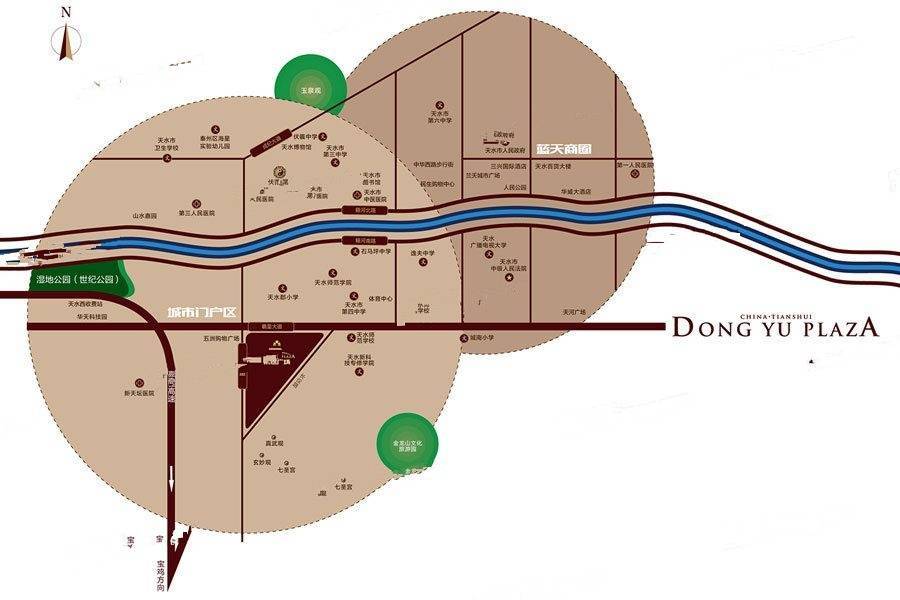 东煜广场位置交通图