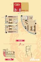 桂林财富中心1室1厅1卫179㎡户型图