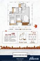 桂林融创文旅城3室2厅2卫90㎡户型图