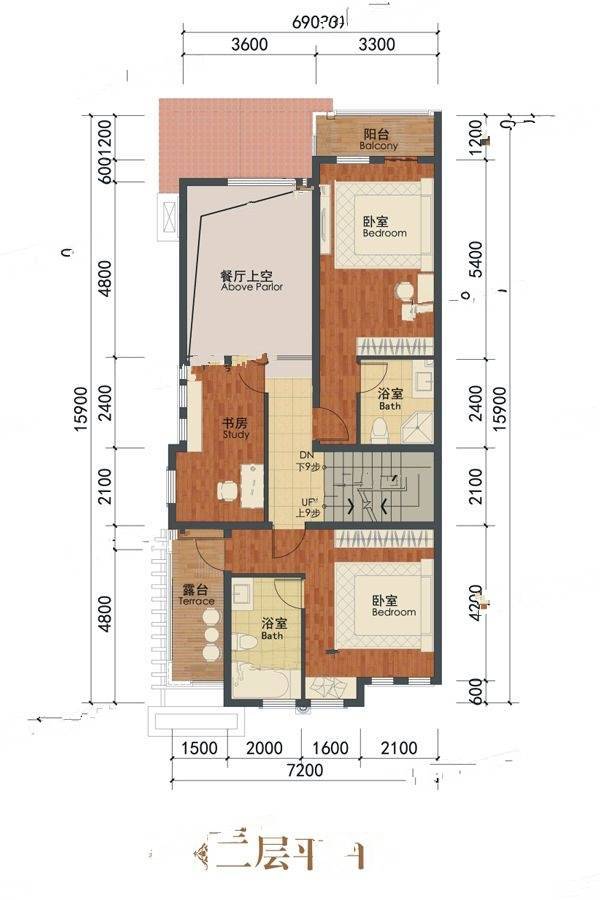 桂林盘古国际度假区4室0厅3卫249㎡户型图