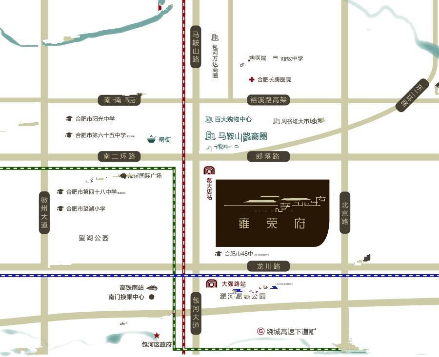 雍荣府位置交通图图片