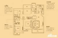 奥园誉峯3室2厅2卫108㎡户型图