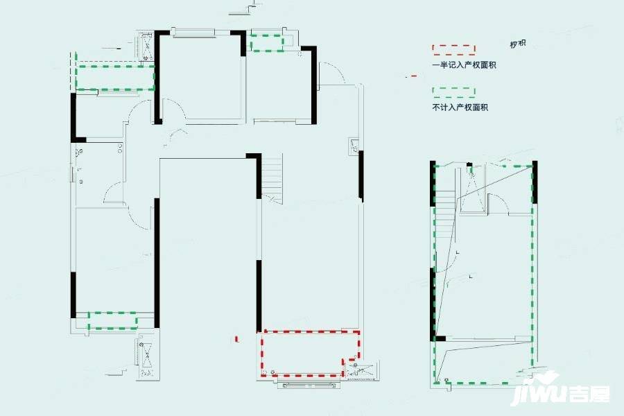 皖新翡翠庄园3室2厅2卫120㎡户型图