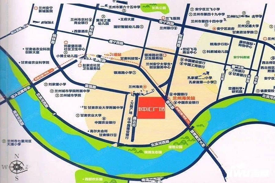 鼎泰中汇广场位置交通图1