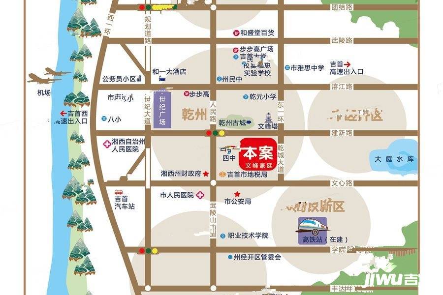 文峰豪廷位置交通图