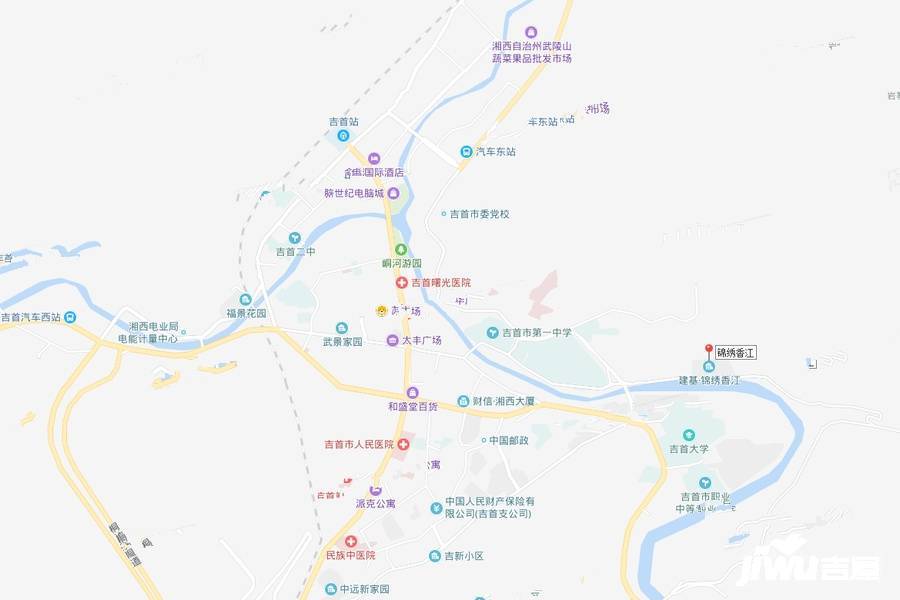 锦绣香江位置交通图