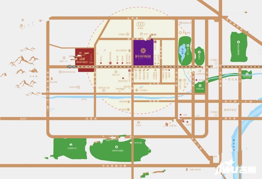 厚德锦寓位置交通图
