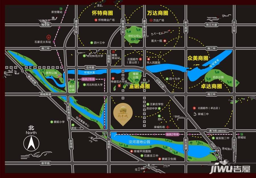 南华城位置交通图图片