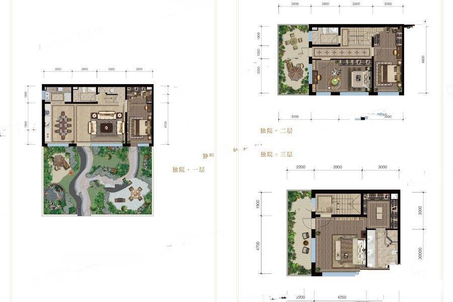 龙湖天宸原著4室2厅3卫200㎡户型图