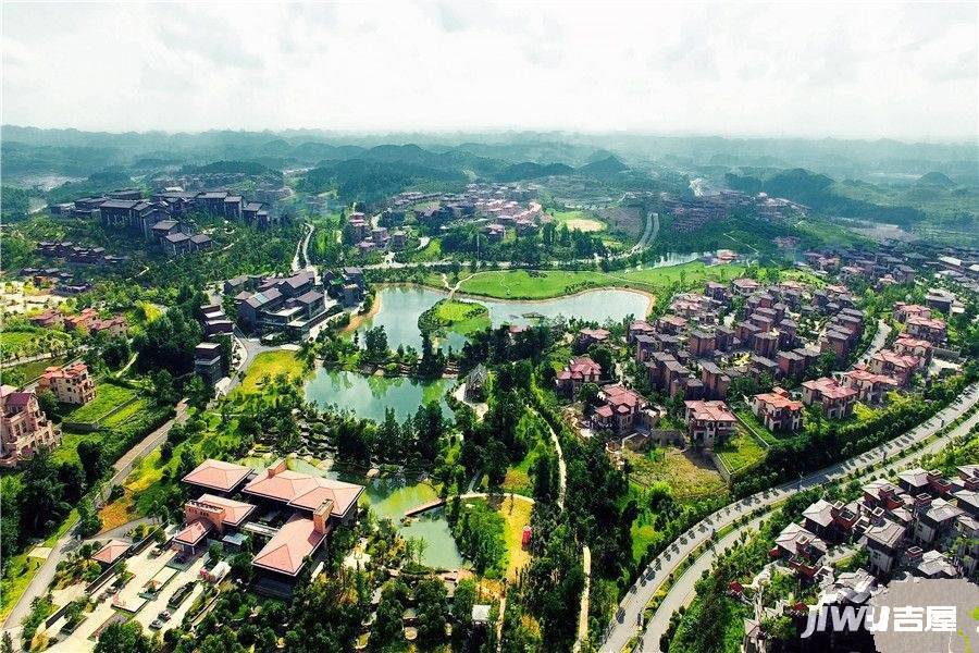 中铁国际生态城白晶谷实景图图片