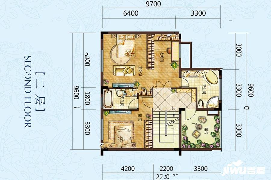 深高速茵特拉根小镇5室2厅4卫214㎡户型图