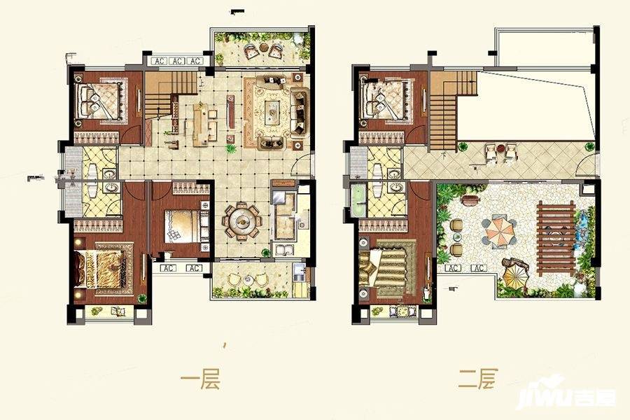 源昌盛景湾5室2厅4卫212.8㎡户型图