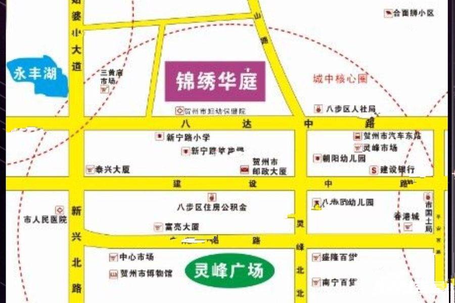 福贵苑锦绣华庭位置交通图图片