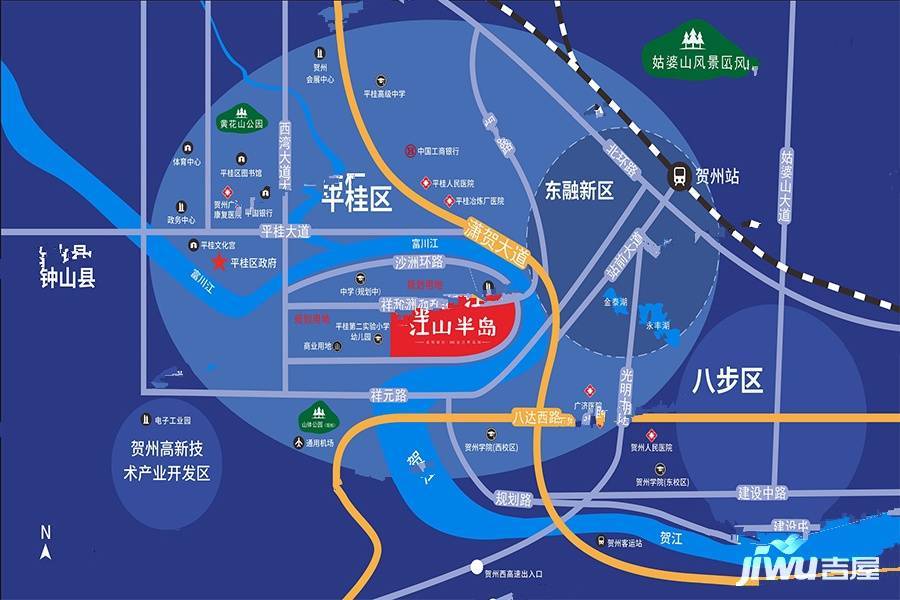 光大江山半岛位置交通图