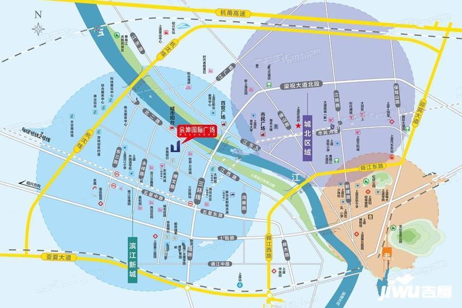 余坤国际广场位置交通图
