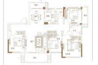 中融檀府4室2厅2卫137㎡户型图
