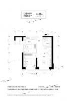 太原广场2室2厅1卫81㎡户型图