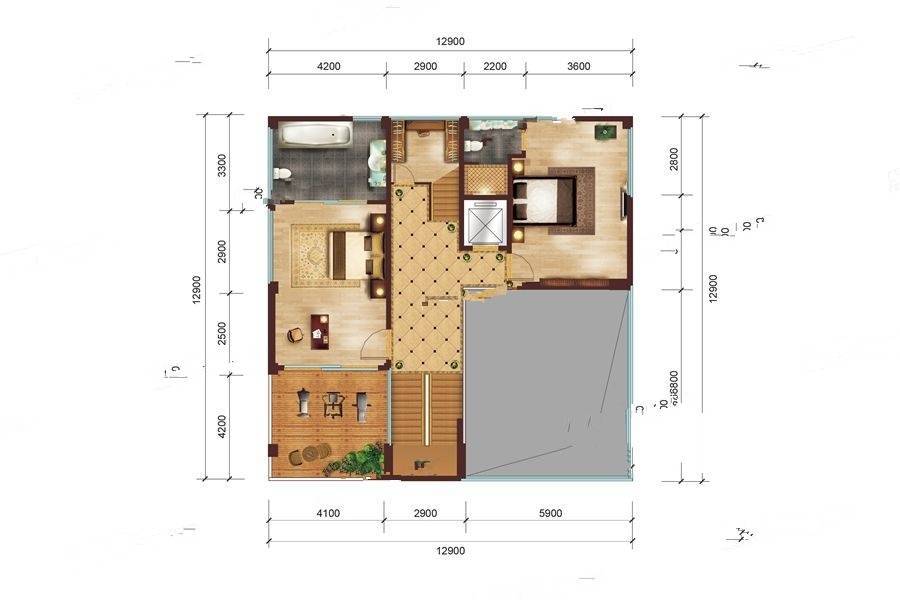 碧海别墅7室6厅7卫473.7㎡户型图