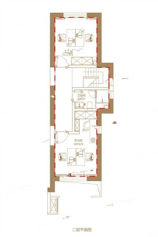 融创金成海口壹號普通住宅74㎡户型图