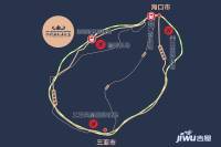 中国海南海花岛位置交通图图片