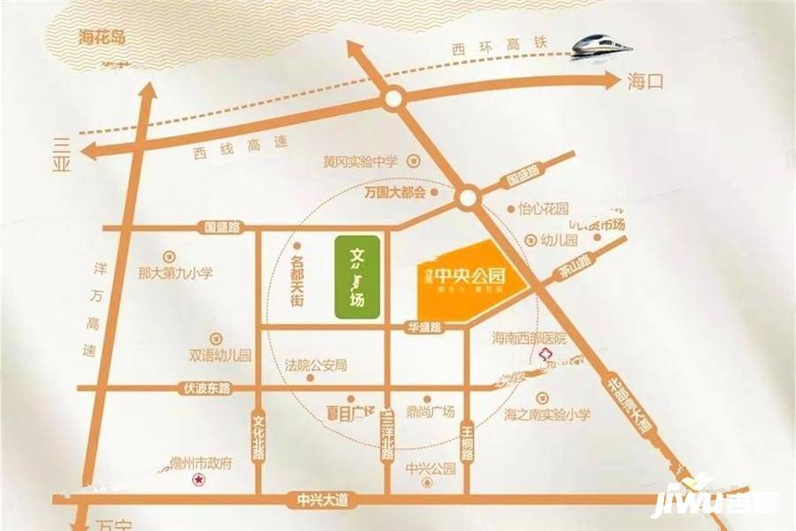 合隆中央公园位置交通图图片