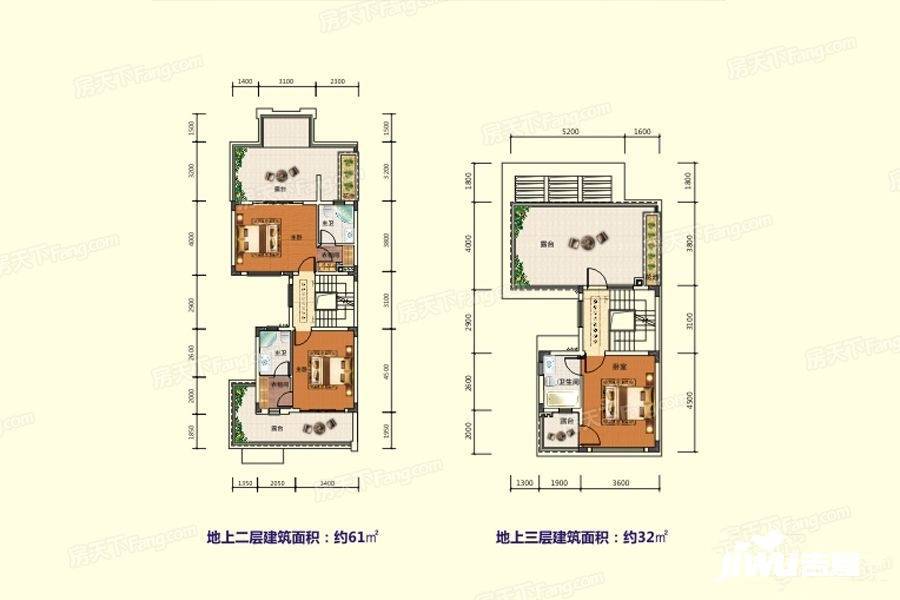 碧桂园雅拉湖畔4室3厅4卫236㎡户型图