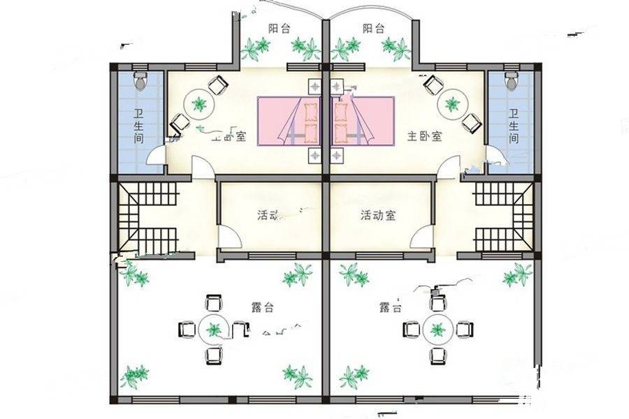 正恒温泉养生府6室2厅3卫260㎡户型图