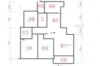 永泰锦园3室2厅2卫132㎡户型图