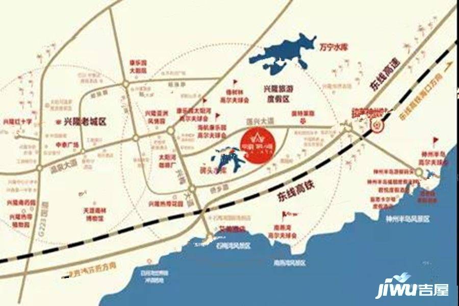 中南漫悦湾位置交通图图片